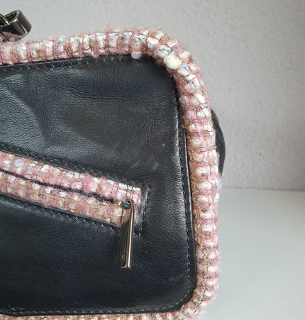 Sac Chanel en cuir et tweed