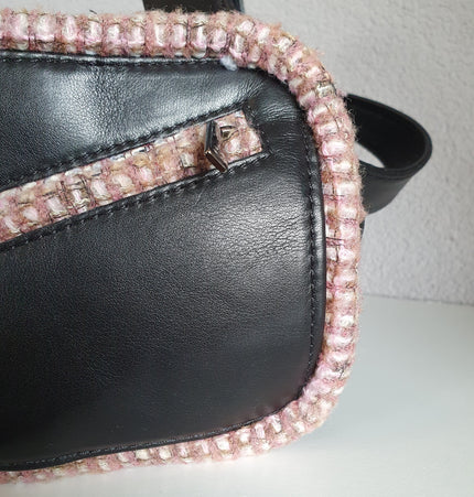Sac Chanel en cuir et tweed