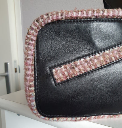 Sac Chanel en cuir et tweed