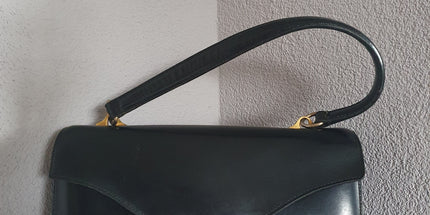 HERMES  vintage leather handbag