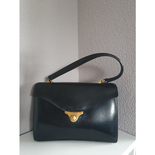HERMES  vintage leather handbag