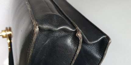 HERMES  vintage leather handbag