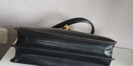 HERMES  vintage leather handbag
