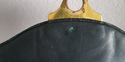 HERMES  vintage leather handbag