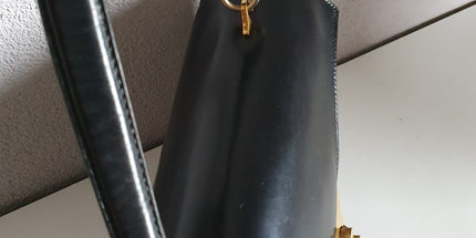 HERMES  vintage leather handbag