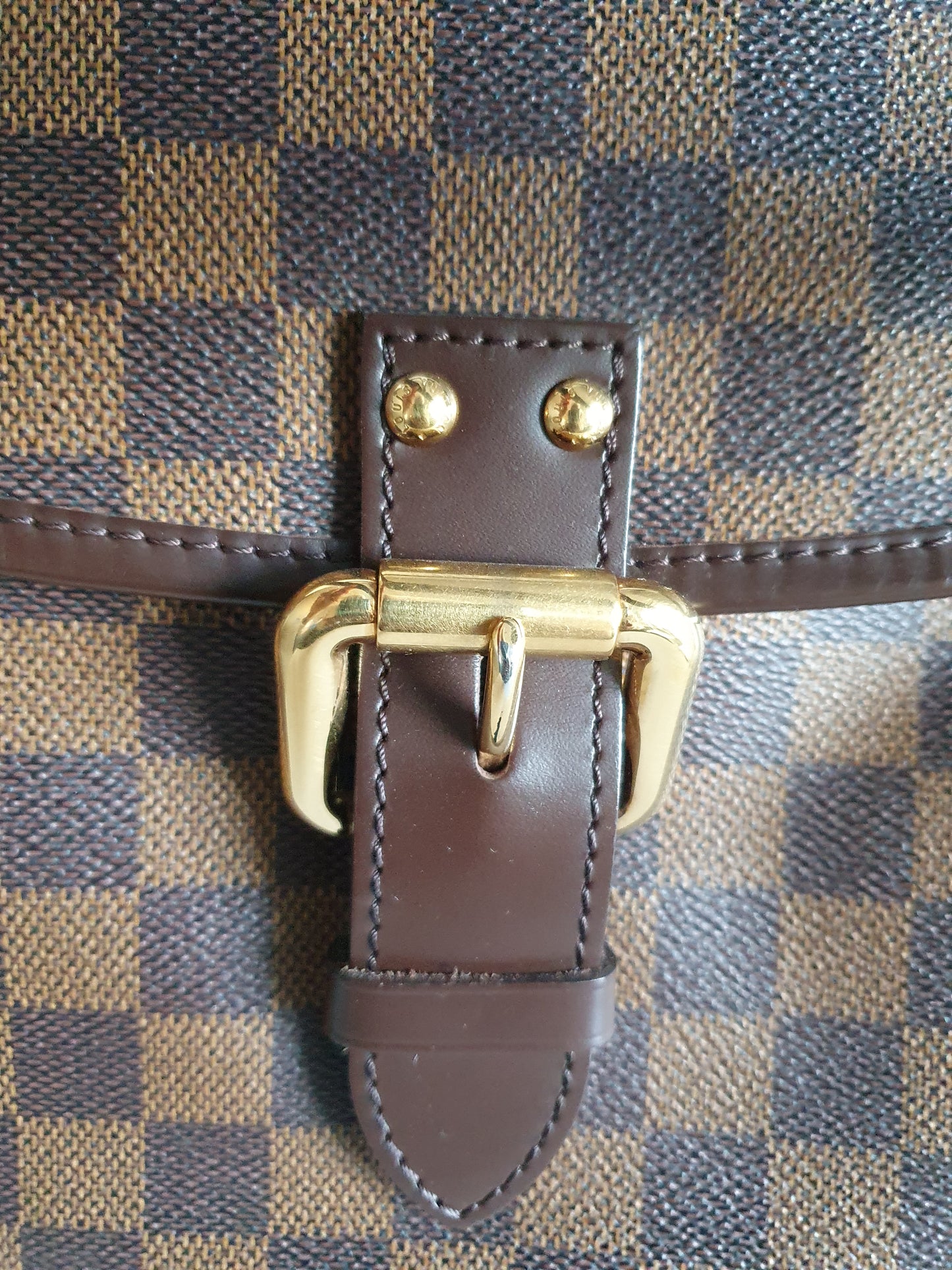 Louis Vuitton highbury damier ebene shoulder bag