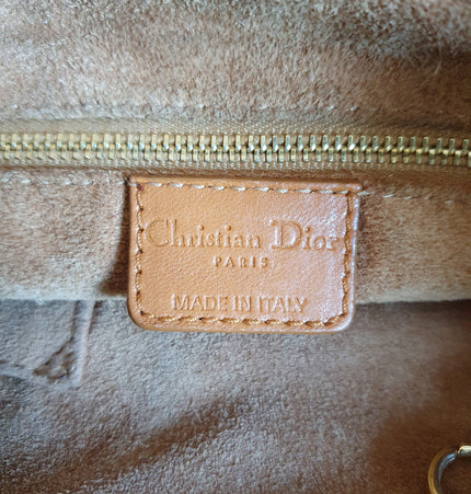 DIOR lady dior woven handbag.