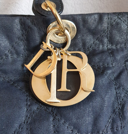 Dior lady dior cloth handbag
