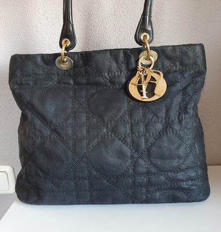 Dior lady dior cloth handbag