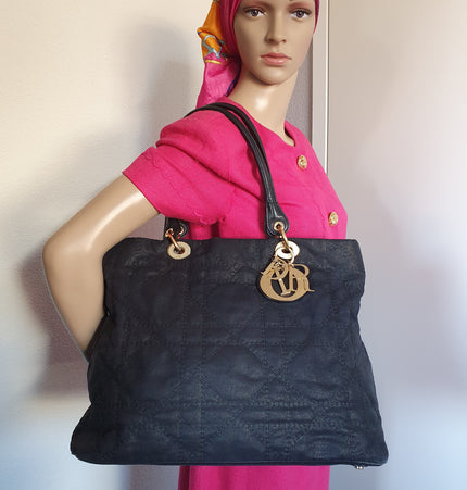 Dior lady dior cloth handbag