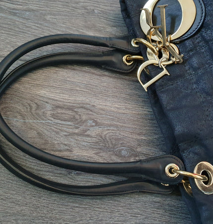 Dior lady dior cloth handbag