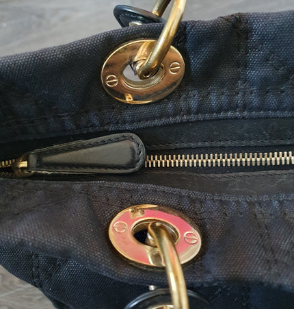 Dior lady dior cloth handbag