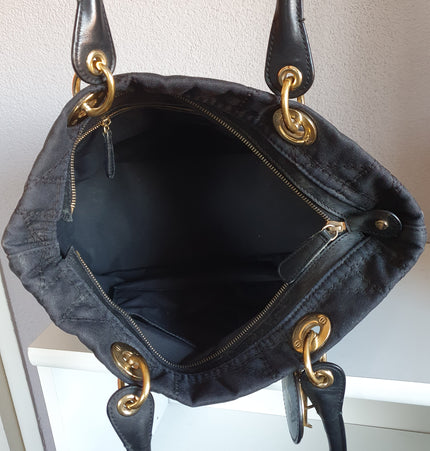 Dior lady dior cloth handbag