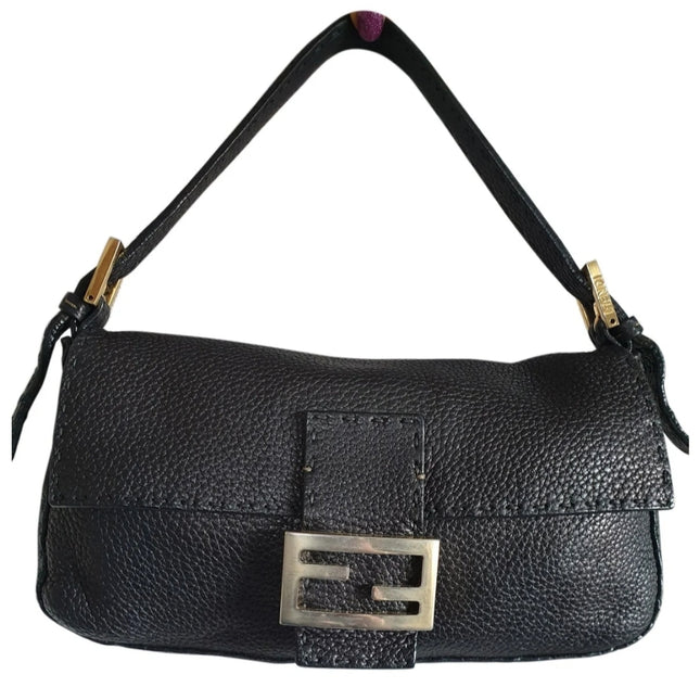 FENDI baguette shoulder leather bag