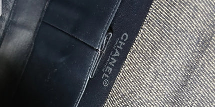 Chanel east west chocolate bar shoulder bag