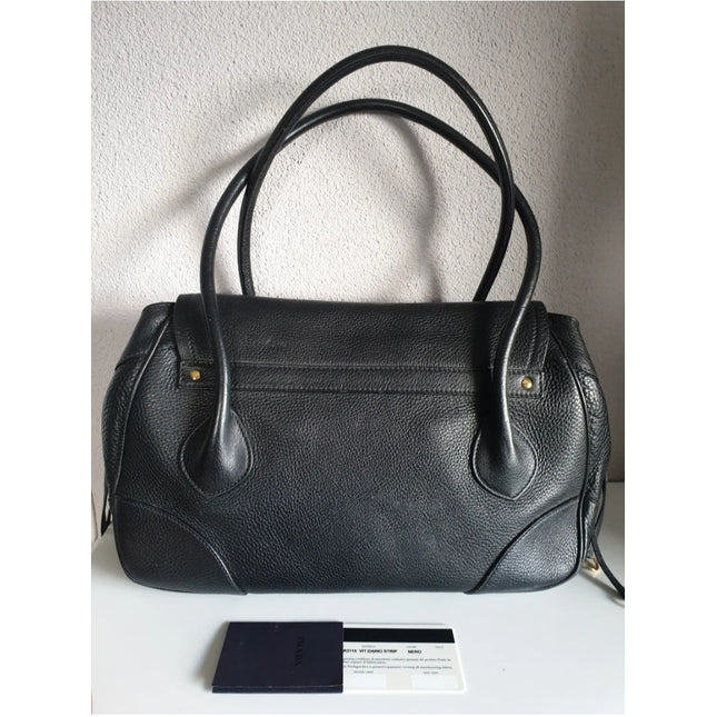 PRADA  leather shoulder bag