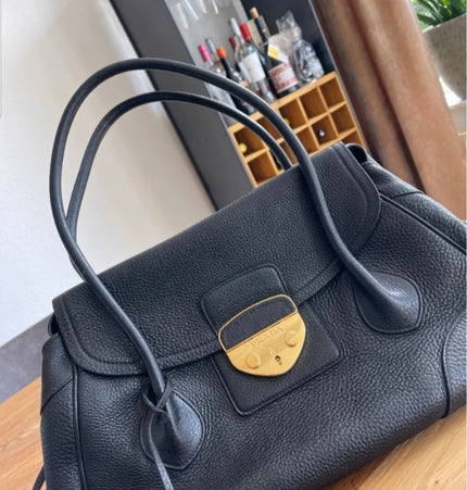 PRADA  leather shoulder bag