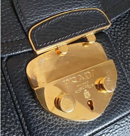 PRADA  leather shoulder bag