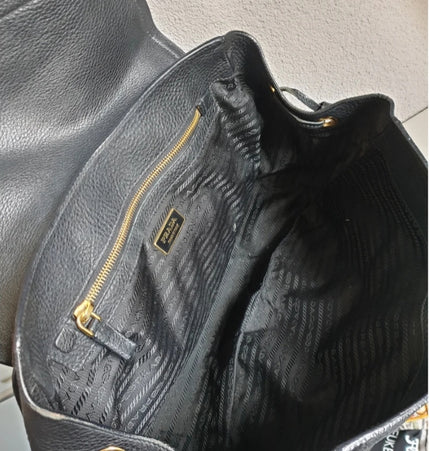 PRADA  leather shoulder bag