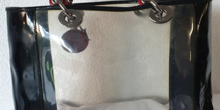 DIOR lady dior transparent  pvc handbag