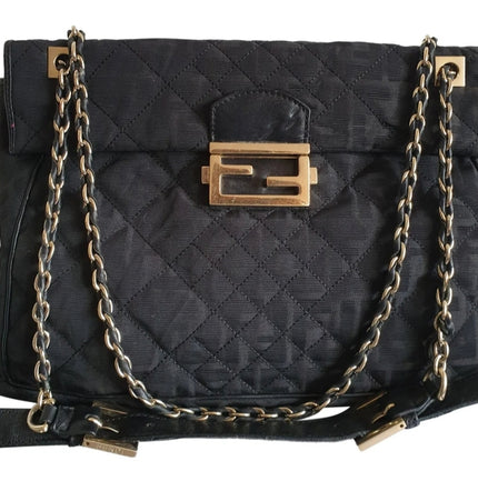 FENDI  mamma baguette cloth bag