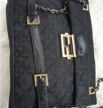 FENDI  mamma baguette cloth bag