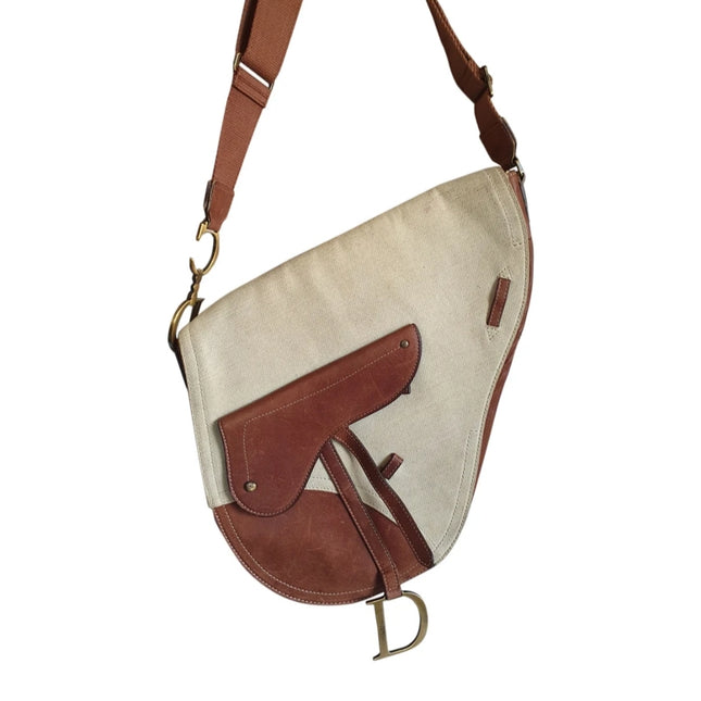 Dior large saddle crossbody bag