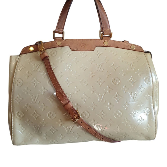LOUIS VUITTON  brea patent leather handbag