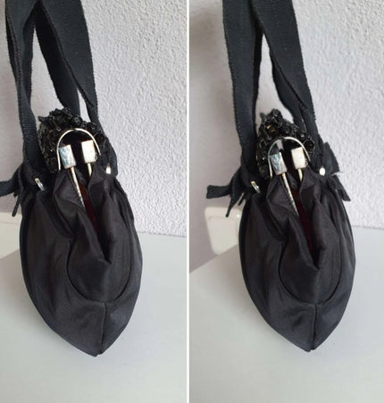 PRADA cloth handbag with studs