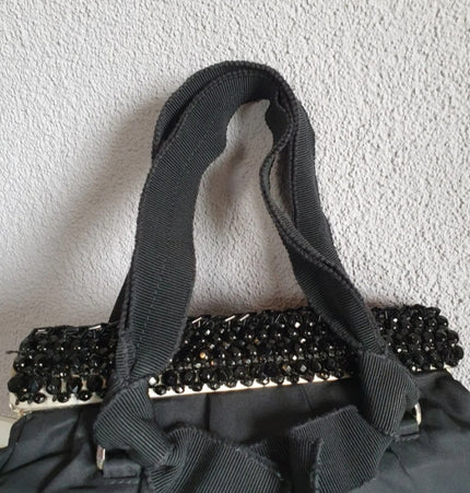 PRADA cloth handbag with studs