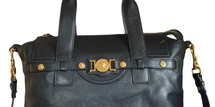 GIANNI VERSACE medusa head leather bag