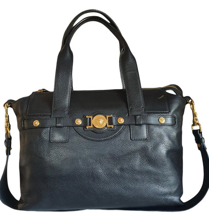 GIANNI VERSACE medusa head leather bag