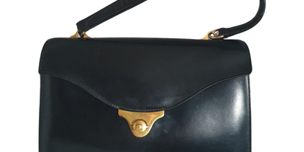 HERMES  vintage leather handbag