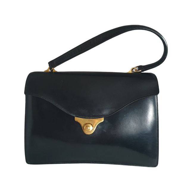 HERMES  vintage leather handbag